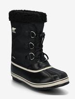 Sorel - Big Kids Yoot Pac Nylon Wp - Žieminiai batai su raišteliais - Juoda
