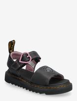 Dr. Martens - Marlowe Hearts Ii J Black Lucido+Nebula Glitter - Sandalai - Juoda