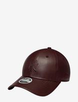 New Era - Wmns Diamante Pu 9Forty Mc Ne - Kepurė - Burgundiška splava