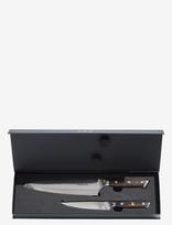 Damascus By Hâws - Chef Knife 32 Cm + Utility Knife 24Cm Wengé - Peilių rinkinys - Juoda