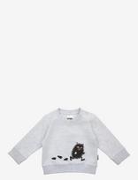 MOOMIN - Pigg Collegetröja - Megztinis - Pilka