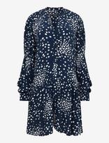 French Connection - Thea Lizzie Dropped Waist Dres - Trumpa suknelė - Tamsiai mėlyna