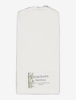 Gripsholm - Envelope Sheet Bamboo 120X200Cm, White 120X200 Cm - Patalynė su guma - Balta