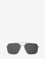 ROTATE - 2. Metal Aviator Frame - Aviator stiliaus akiniai nuo saulės - Pilka