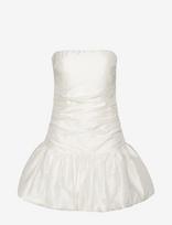 ROTATE - Taffeta Balloon Dress - Trumpa suknelė - Balta