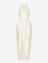 ROTATE - Satin Maxi Dress - Ilga suknelė - Balta