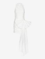 ROTATE - Lace Mini Bow Dress - Trumpa suknelė - Balta