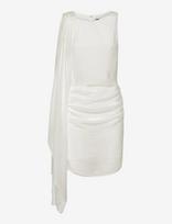 ROTATE - Mini Cape Dress - Trumpa suknelė - Balta