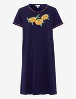 Damella Of Sweden - Nightdress Short Sleeve - Naktiniai marškiniai - Tamsiai mėlyna
