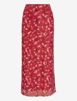 Vila - Viingelise Hw Midi Skirt/Dc/Ka - Iki kelių ir midi sijonai - Raudona