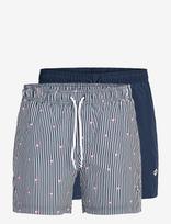 Jack & Jones - Jpstmaui Breeze Mini Stripe Swim Mp - Šortai - Tamsiai mėlyna