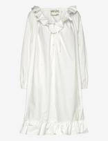 Vero Moda - Awakari Ls V-Neck Blk Dress - Iki kelių ir midi suknelės - Balta