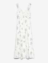 Vero Moda - Vmdicthe Sl Frill Ankle Dress Wvn Ga - Ilga suknelė - Balta