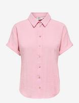 ONLY - Onlita S/S Linen Look Shirt Tlr - Lininiai marškiniai - Rožinė