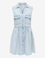 ONLY - Onlcyrus Sl Short Dnm Dress Akm - Trumpa suknelė - Mėlyna