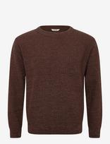 Gabba - Gablamix Coro O-Neck Ls Knit - Apvalios apykaklės megztinis - Ruda