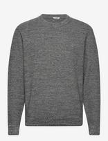 Gabba - Gablamix Coro O-Neck Ls Knit - Apvalios apykaklės megztinis - Pilka