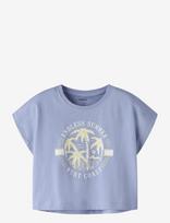 Name It - Nkfvilma Capsl Crop Top F1 Noos - Marškinėliai trumpomis rankovėmis - Mėlyna