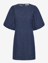 Noella - N-Michaela Dress - Iki kelių ir midi suknelės - Tamsiai mėlyna