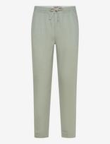 Superdry - Merchant Linen Pant - Lininės kelnės - Žalia