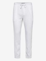 Superdry - Merchant Linen Pant - Lininės kelnės - Balta