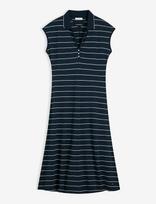 Tommy Hilfiger - Lyocell Pq Henley Midi Polo Drs - Iki kelių ir midi suknelės - Tamsiai mėlyna
