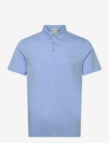 Calvin Klein - Ss Slim Supima Logo Patch Polo - Marškinėliai trumpomis rankovėmis - Mėlyna