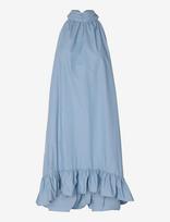 Selected - Slfdelia Regular Short Halterneck Dress - Ilga suknelė - Mėlyna