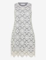 Naja Lauf - Bia Dress White Embroidery - Trumpa suknelė - Balta