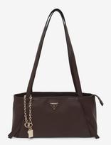 GUESS - Devon Shoulder Satchel - Rankinė - Ruda