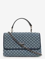 GUESS - Giully Ii 2 Comp Cnvrtble Flap - Rankinė - Mėlyna