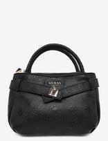 GUESS - Ella Logo Mini Satchel - Rankinė - Juoda