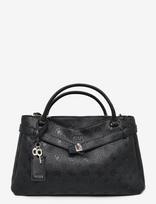 GUESS - Ella Logo Lrg Gfriend Satchel - Rankinė - Juoda