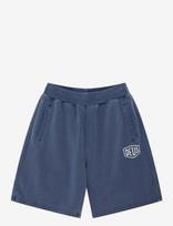 Deus Ex Machina - Shield Garment Dyed Track Short - Laisvalaikio šortai - Tamsiai mėlyna