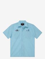 Deus Ex Machina - Forecourt Stripe Shirt - Laisvalaikio marškiniai - Mėlyna