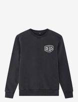 Deus Ex Machina - Shield Garment Dyed Crew - Megztinis - Juoda