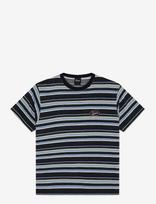 Deus Ex Machina - Forecourt Stripe Tee - Marškinėliai trumpomis rankovėmis - Juoda