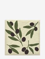 Broste Copenhagen - Olive Paper Napkin - Popierinės servetėlės - Chaki spalva