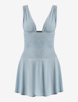 OW Collection - Alba Mini Dress - Trumpa suknelė - Mėlyna