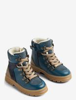 Wheat - Winterboot Toni Hiker Tex - Žieminiai batai su raišteliais - Mėlyna