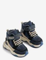 Wheat - Sneaker Bootie Muni 2.0 Tex - Aukštakulniai sportbačiai - Tamsiai mėlyna