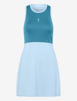 RS Sports - Women's Performance Dress - Mesh Rec (Deep Grey/Ace Yellow,M,St) - Sportinė suknelė - Mėlyna