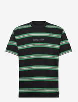 VANS - Mesa Stripe Ss Shirt - Sportiniai marškinėliai - Juoda
