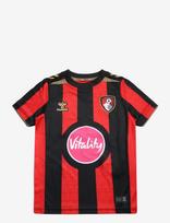 Hummel - Afc Bournemouth 26/27 Home Jersey S/S Kids - Futbolo marškinėliai - Raudona