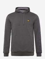 Lyle & Scott Sport - Jacquard Tape Hoodie - Sportinis džemperis su gobtuvu - Pilka