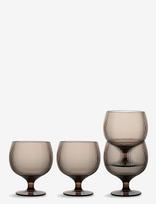 Sagaform - Billi Wine Glass Rpet, 4-Pcs - Raudonojo vyno taurės - Ruda