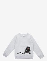 MOOMIN - Pigg Collegetröja - Megztinis - Pilka
