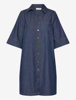 FREE/QUENT - Fqlisea-Dress - Trumpa suknelė - Mėlyna