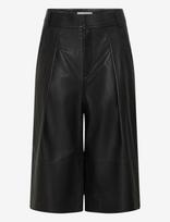 InWear - Celinahiw Culotte Pant - Odinės tamprės-kelnės - Juoda