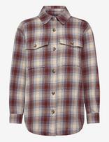 Patagonia - W's Fjord Loft Overshirt Jkt - Sportiniai marškinėliai - Burgundiška splava